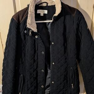 Laundry by Shelli Segal Black Quilted Jacket